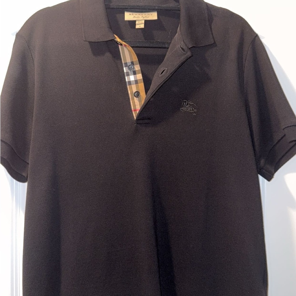 Burberry Black Polo Shirt